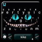 Скачать тема для клавиатуры Devil Cat Smile (Полная версия) на Андроид