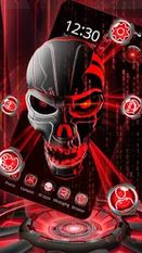 Скачать 3D Tech Blood Skull Theme (Полная версия) на Андроид